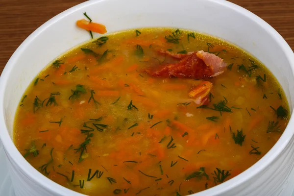 Sopa de guisante con costillas —  Fotos de Stock