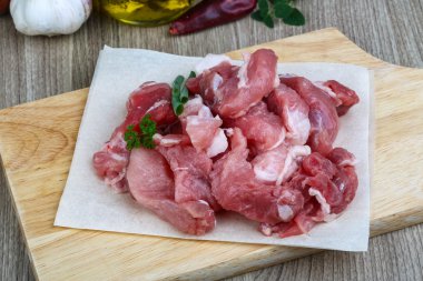 Doğranmış domuz eti