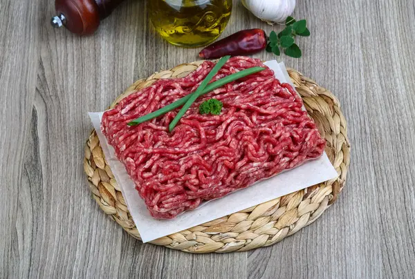 Viande de bœuf hachée — Photo