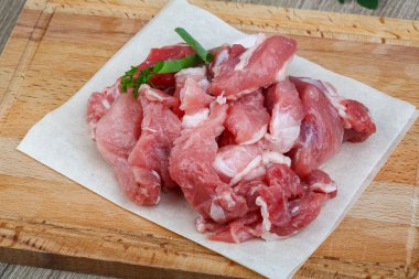 Doğranmış domuz eti