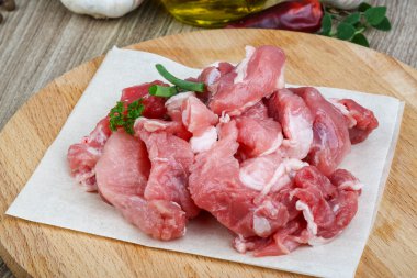 Doğranmış domuz eti