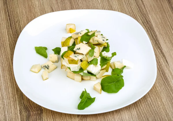 Pear and cheese salad — Stock Photo, Image