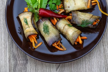 Havuç ile patlıcan böreği