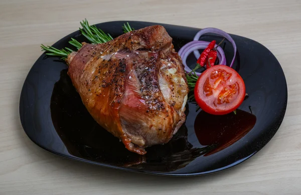 Gebratene Putenschenkel — Stockfoto