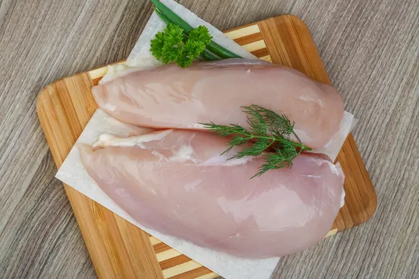 Raw chicken breast — Stock Photo, Image