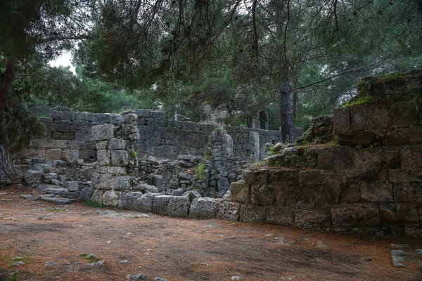 Phaselis ruínas em peru — Fotografia de Stock