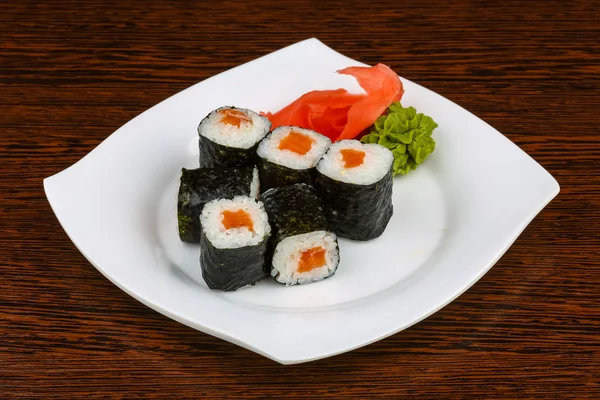 Salmão maki — Fotografia de Stock