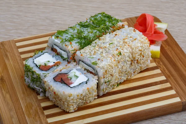 Tuna and dill roll — Stock Photo, Image