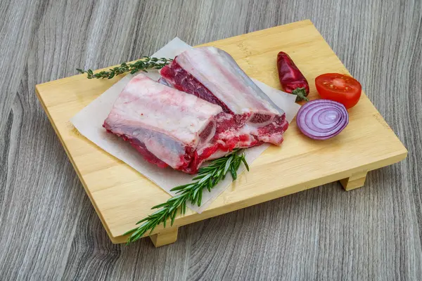 Raw beef ribs — Stock Photo, Image