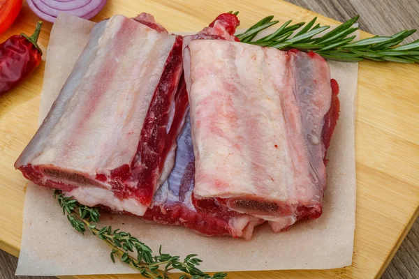 원시 쇠고기 갈비 — 스톡 사진
