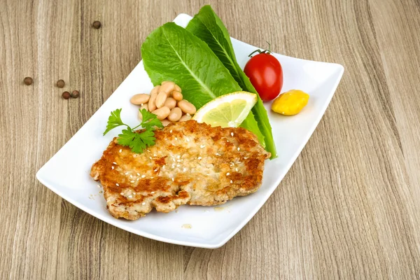 Schnitzel Daging babi — Stok Foto