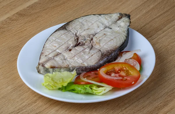 Filete de atún a la parrilla — Foto de Stock