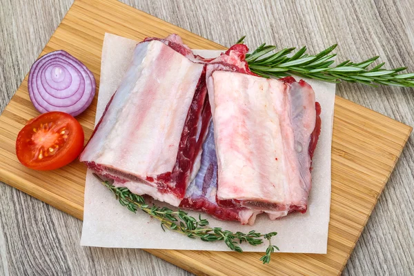 Raw beef ribs — Stock Photo, Image