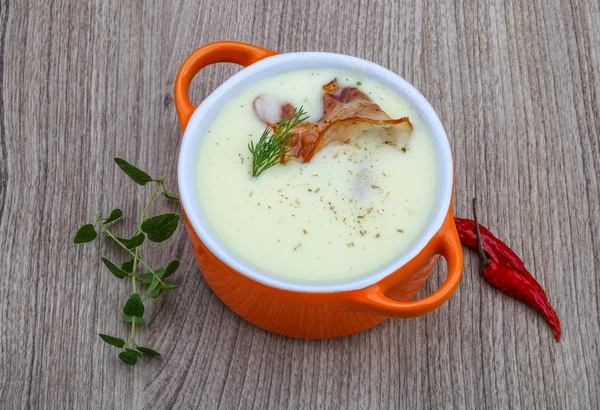 Cheese soup — Stock Photo, Image