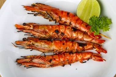 Kral ızgara karides