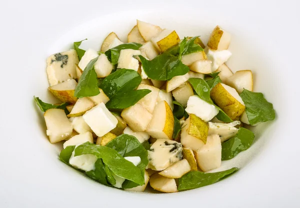 Pear and cheese salad — Stock Photo, Image