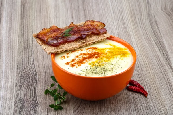 Cheese soup — Stock Photo, Image