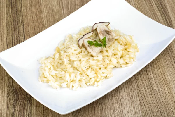 Mushroom risotto — Stock Photo, Image