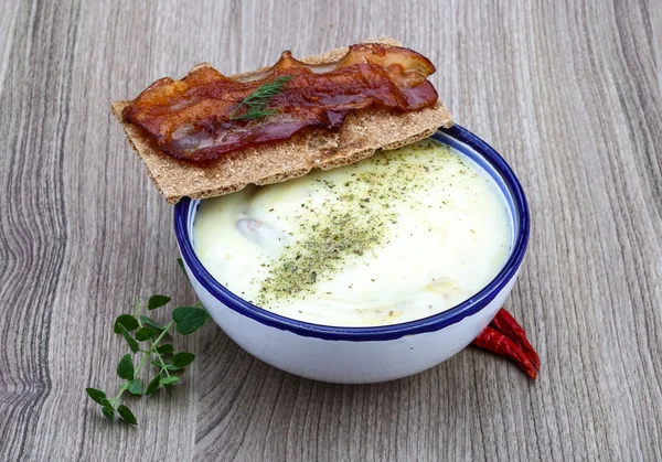 Cheese soup — Stock Photo, Image