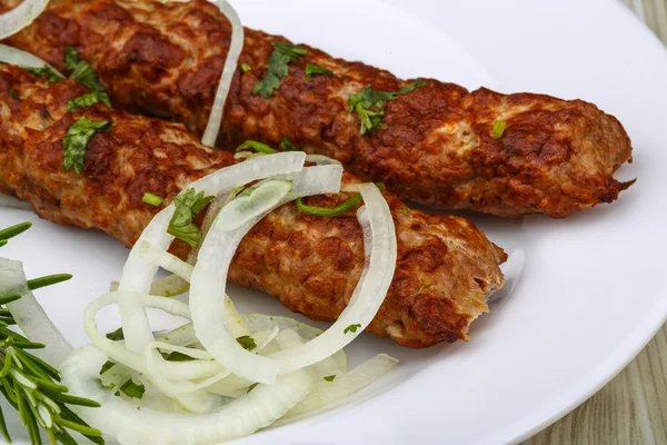 Hovězí kebab — Stock fotografie