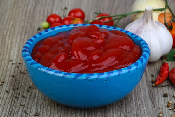 Tomatenketchup — Stockfoto