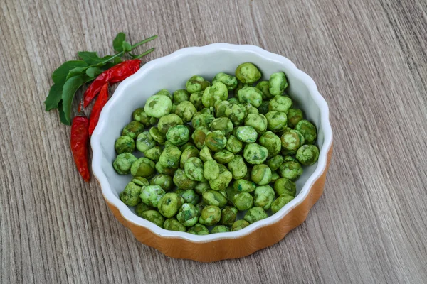 Wasabi-Erbsen — Stockfoto