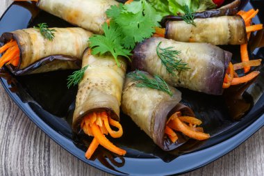 Havuç ile patlıcan böreği