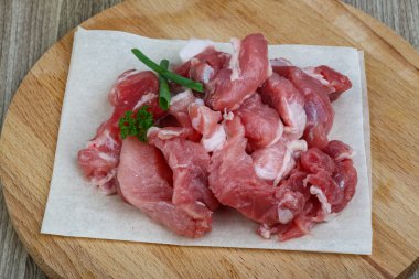Doğranmış domuz eti