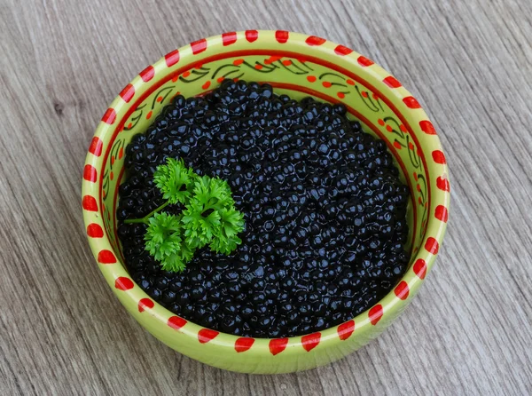 Svart kaviar — Stockfoto
