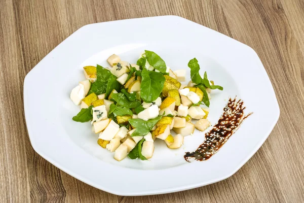 Pear and cheese salad — Stock Photo, Image