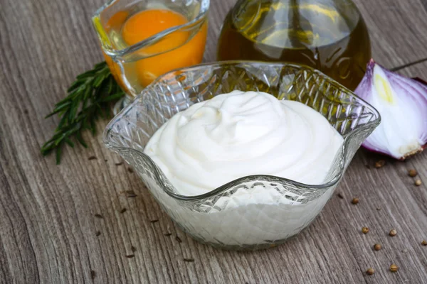 Mayonnaise sauce — Stock Photo, Image