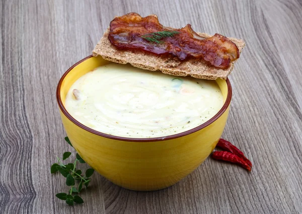 Cheese soup — Stock Photo, Image