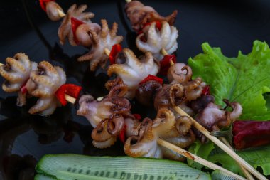 Bebek ahtapot Barbekü