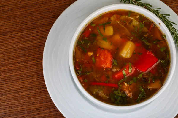 Kaukasische Suppe - chanakhi — Stockfoto