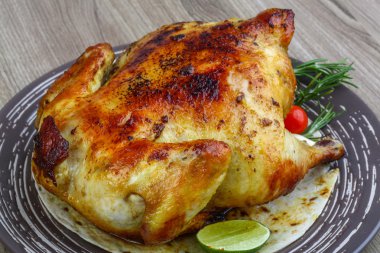 sıcak ızgara tavuk