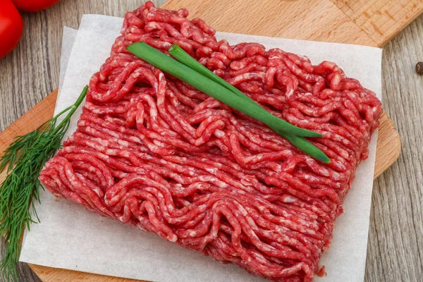 Rohes Hackfleisch — Stockfoto