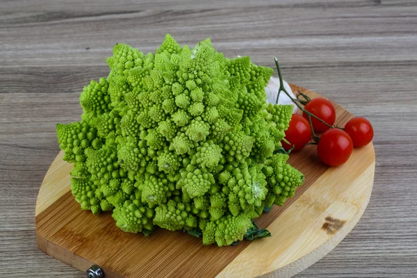 Romanesco egzotikus káposzta — Stock Fotó