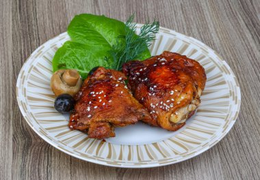 Teriyaki tavuk thights