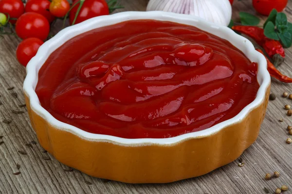 Bright Tomate ketchup — Foto de Stock