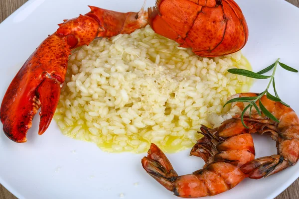 Risotto met kreeft — Stockfoto