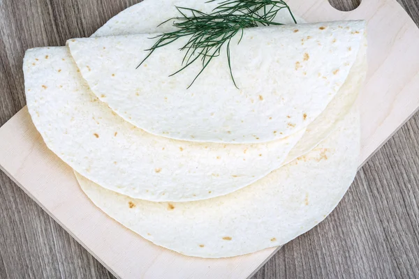 Mexican Tortillas with dill — Stock Photo, Image