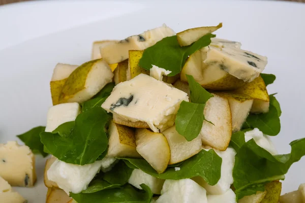 Pear and cheese salad — Stock Photo, Image