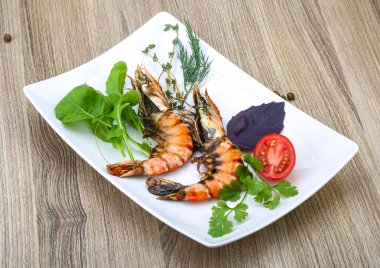 Kavrulmuş kaplan karides