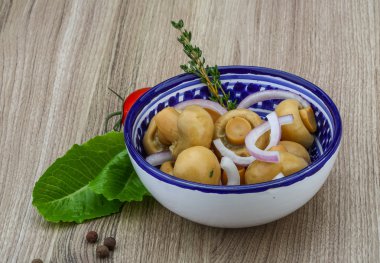 Turşu champignon kekik ile