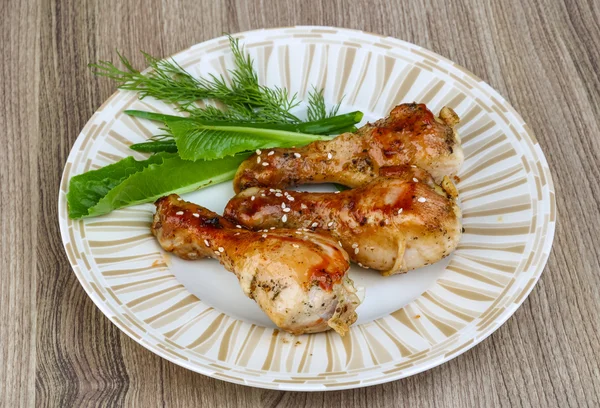 Grilled chicken legs — Stock Photo, Image