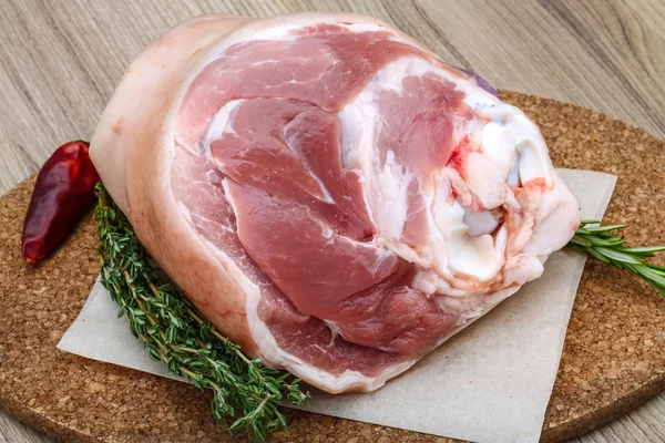 Raw pork knuckle — Stock Image Raw pork knuckle Royalty Free Stock Images