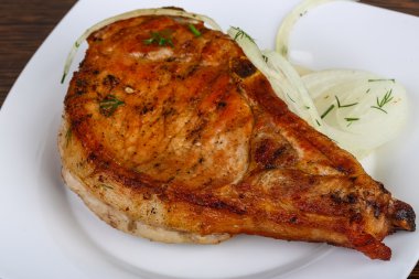 ızgara domuz biftek