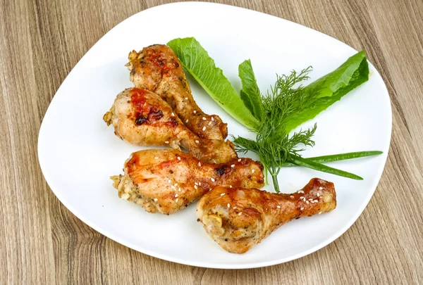 Grilled chicken legs — Stock Photo, Image