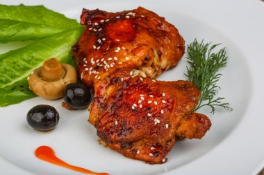 Teriyaki tavuk thights