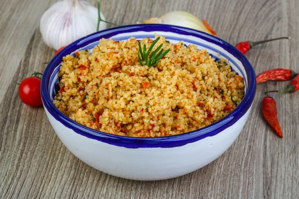 Arabic traditional cuisine Couscous — Stock Photo, Image